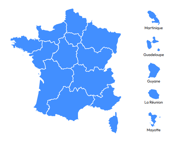 Welcome to France - carte france